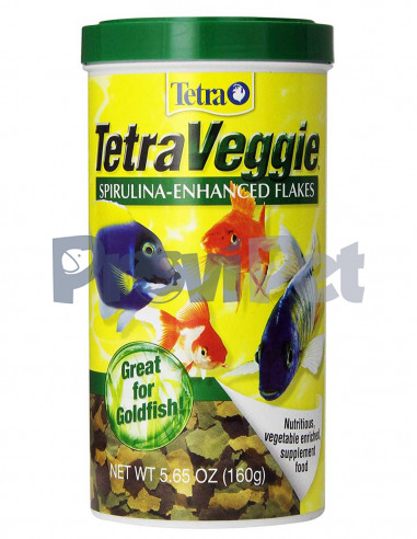 TetraVeggie Spirulina-Enhanced Flakes