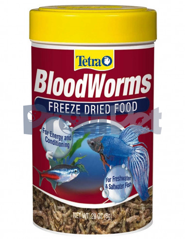 BloodWorms Freeze Dried Food