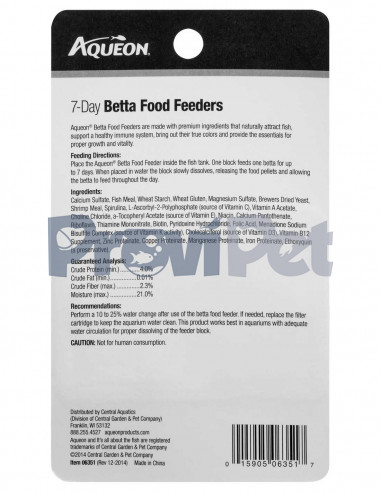 7-Day Betta Food Feeders