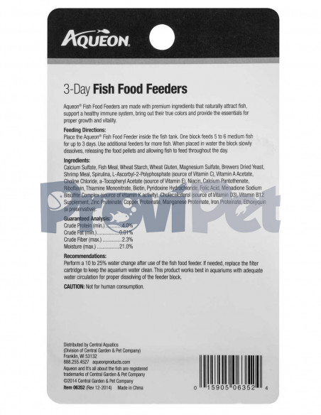 3-Day Fish Food Feeders