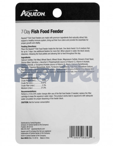 7-Day Fish Food Feeders