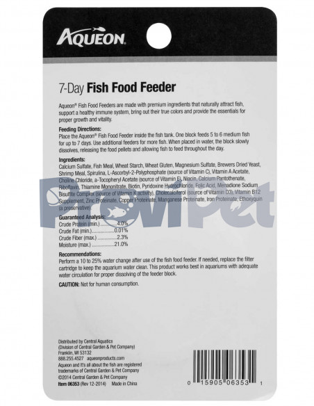7-Day Fish Food Feeders