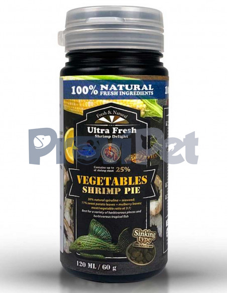 Pay De Camarón Con Vegetales Pay De Camarón Con Vegetales