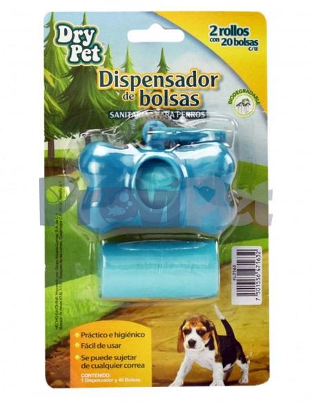 Dispensador De Bolsas Sanitarias Para Perros