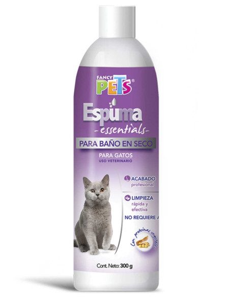 Espuma Repelente Para Baño En Seco Para Gatos