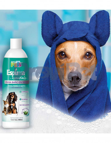 Espuma Para Baño En Seco Para Perro y Gato
