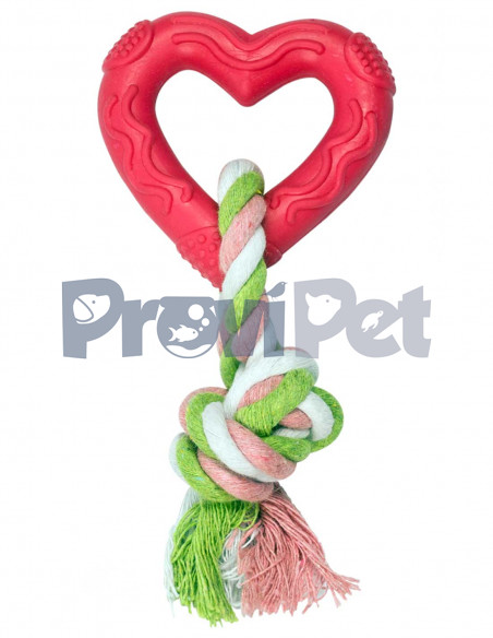 Cuerda Con Corazon De Caucho