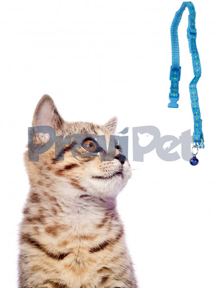 Collar Ajustable De Nylon Con Cascabel Collar Ajustable De Nylon Con Cascabel