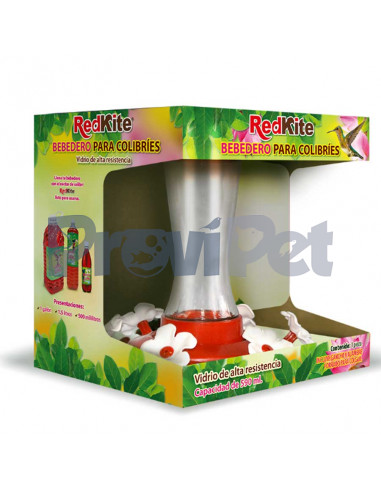 Bebedero De Vidrio Para Colibri