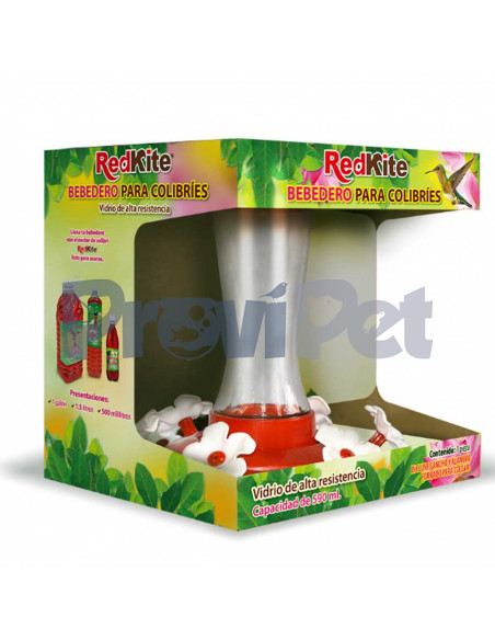 Bebedero De Vidrio Para Colibri