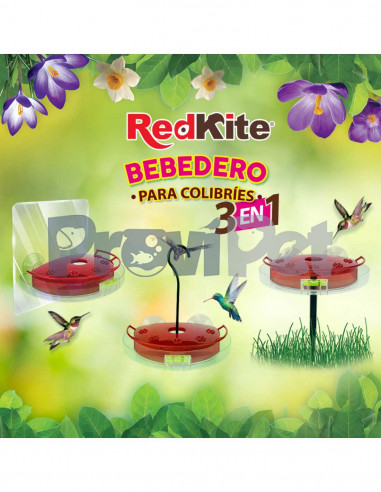 Bebedero 3 En 1 Para Colibri