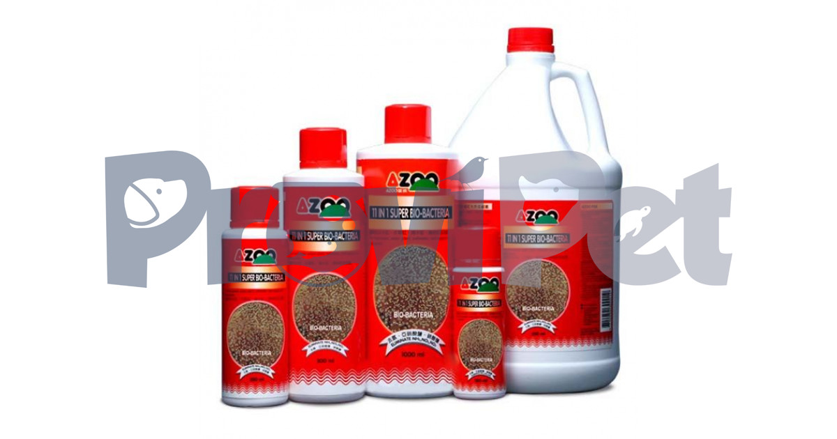 Azoo 11 en 1 Bio-Bacteria para Acuario, 60 ml