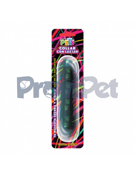 Collar Led Con Huellitas