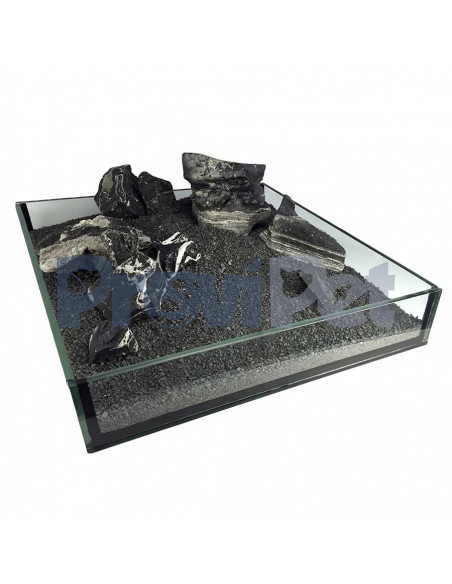 B & W Multilayer Aquarium Rock