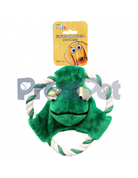 Frisbee Cuerda Peluche Frisbee Cuerda Peluche